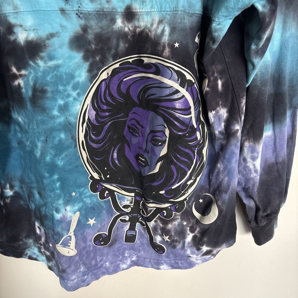 Disney Parks The Haunted Mansion Madame Leota Spirit Jersey GLOWS Medium - Picture 5 of 10